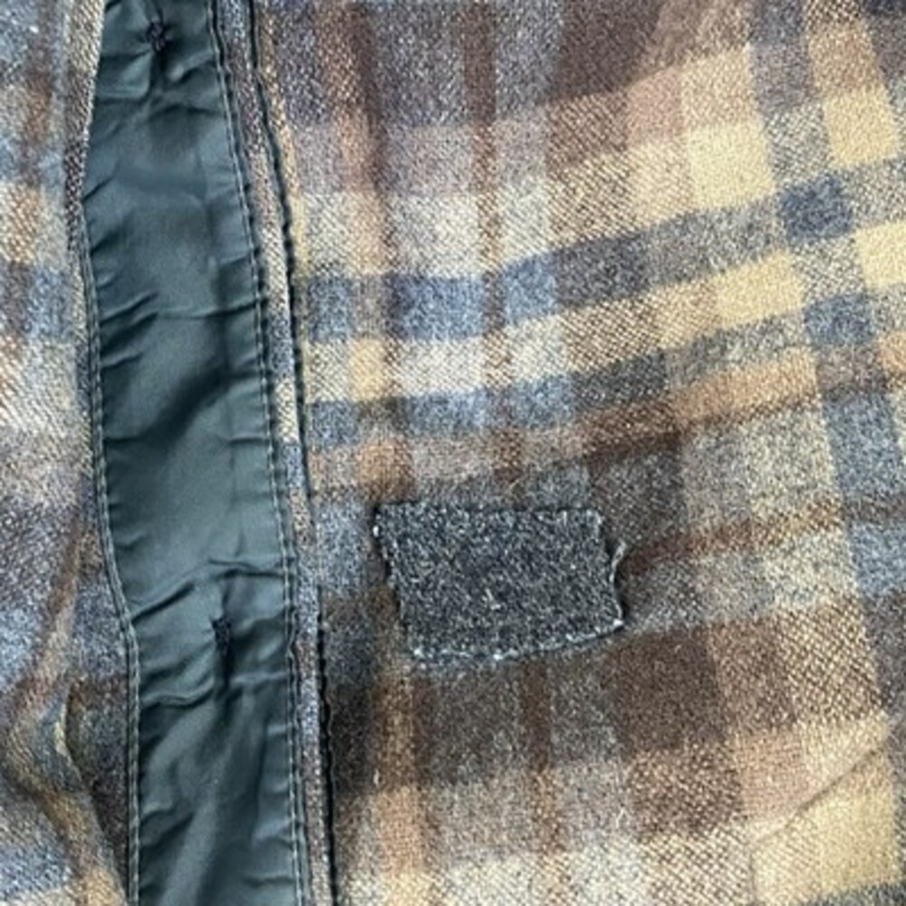 Vintage Pendleton Men's Long Sleeve‎ Button Wool Shirt 15 1/2 Brown USA Outdoor - Picture 13 of 14